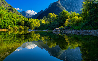 lake in the mountains