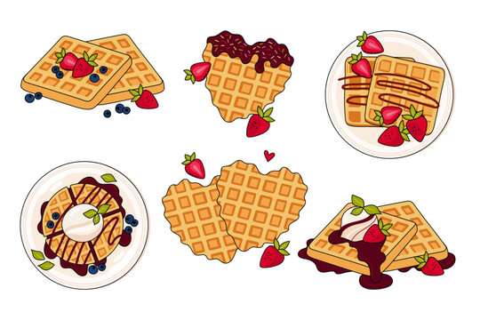 Pixelated Breakfast Molds : waffle pattern
