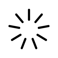 loading icon or logo isolated sign symbol vector illustration - high quality black style vector icons
