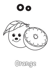 Obraz premium Letter coloring Pages and books for child
