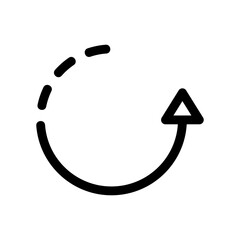 loading icon or logo isolated sign symbol vector illustration - high quality black style vector icons
