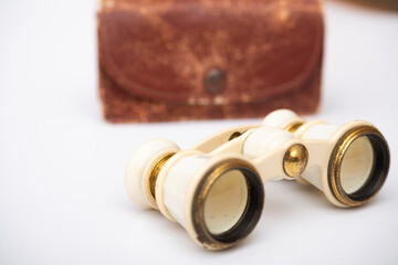 Opera theater binoculars
Antique theater binoculars on a white background