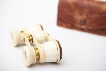 Opera theater binoculars
Antique theater binoculars on a white background
