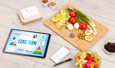 Organic food and tablet pc