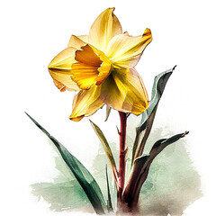 bouquet of yellow flowers, spring flowers, narcissus