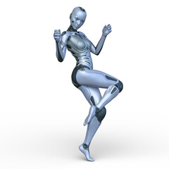 女性サイボーグ