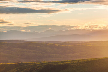 Fototapeta na wymiar Mountains in Canada