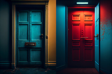 doors, choices.3d generative ai