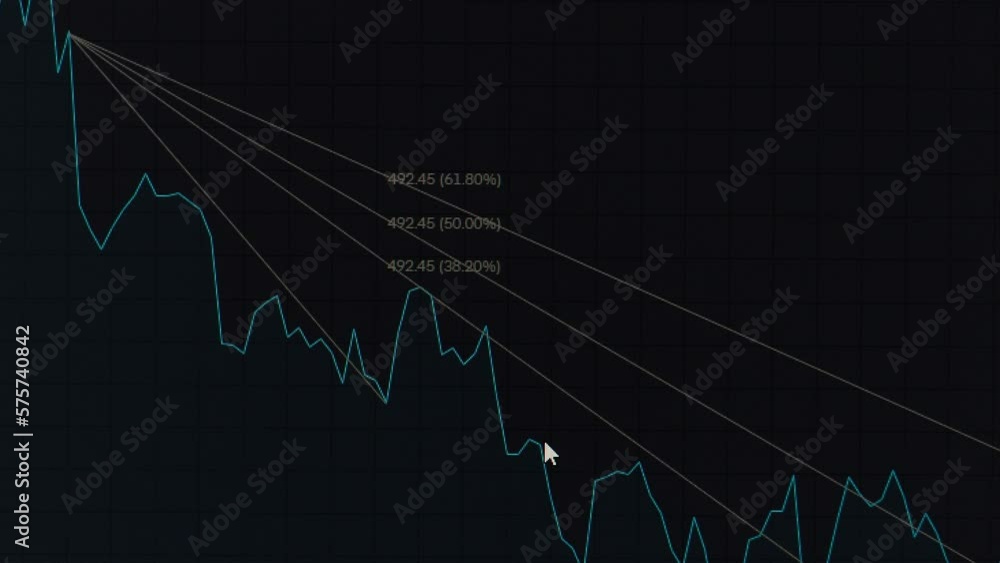 Poster stock exchange market graph analysis background. currency and stock market fluctuations on the displ