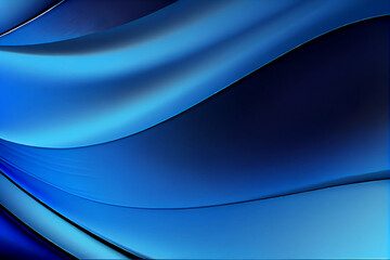 Abstrakter Hintergrund mit schönen Formen in Blau und Material Eigenschaften.generative ai