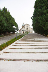 Montenero di Bisaccia, a small and important center in lower Molise in the province of Campobasso, the important shrine visited by many pilgrims 