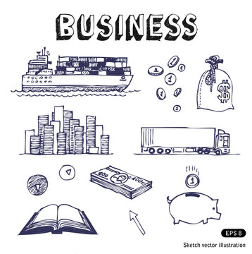 set of icons