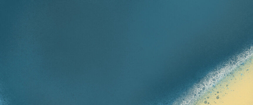 Blauer Hintergrund mit blauen und gelben Glitzer als Textur