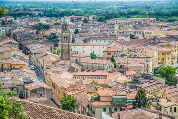 Fototapeta na wymiar Verona, Italy, Europe. View of the Verona city, rooftop. 