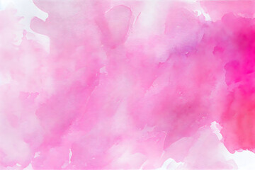 Obraz premium pink watercolor with transparent background Generative AI