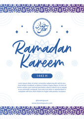 Ramadhan kareem social media post