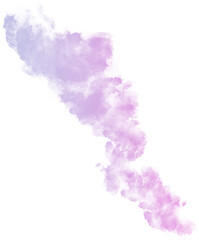 Pink Gradient Smoke Abstract Shape