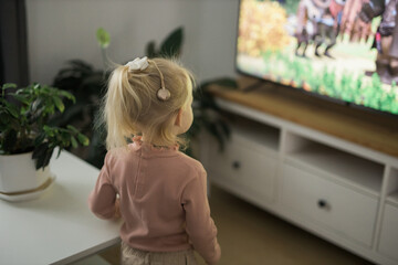 Cochlear implant system. Installation cochlear implant on child girl ear for restores hearing. Kid hears after hear return to normal