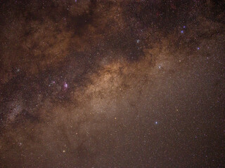 milky way, photo of the night sky, showing several constellations	