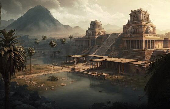 An Ardent Adventure through the Lost City of Tenochtitlan Generative AI