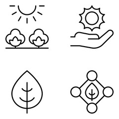 Environment Vector Line Icons