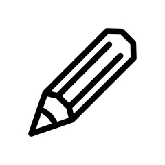 pencil icon or logo isolated sign symbol vector illustration - high quality black style vector icons
