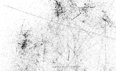 Monochrome particles abstract texture.Overlay illustration over any design to create grungy vintage effect and depth