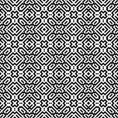 Seamless pattern with ethnic ornament. Embroidery background. Tribal wallpaper. Ethnical folk image. Tribe motif. Ancient mosaic. Digital paper, web design, textile print, backdrop. Vector art work.