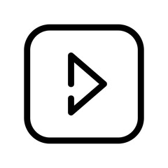 play icon or logo isolated sign symbol vector illustration - high quality black style vector icons
