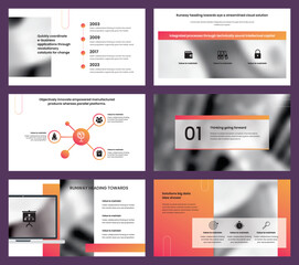 Powerpoint, google and keynote presentation slides template design.