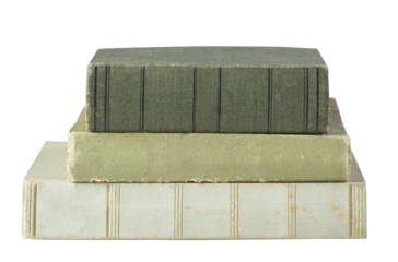 Pile of books. PNG file