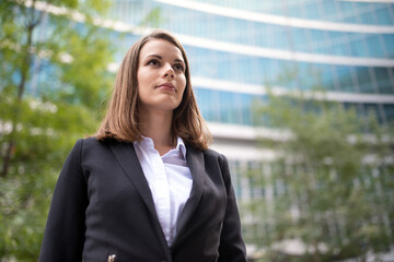 Fototapeta premium Young business woman portrait