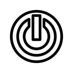 power icon or logo isolated sign symbol vector illustration - high quality black style vector icons
