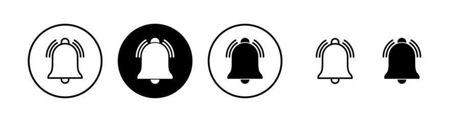 Bell Icon vector illustration. Notification sign and symbol for web site design