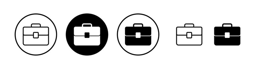 Briefcase icon vector illustration. suitcase sign and symbol. luggage symbol.