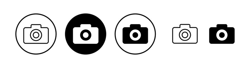 Camera icon vector illustration. photo camera sign and symbol. photography icon.