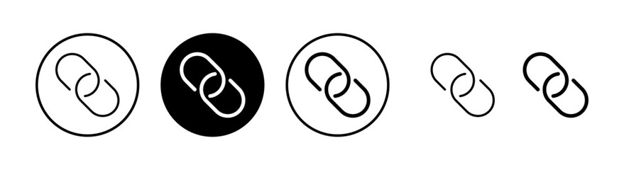 Link icon vector illustration. Hyperlink chain sign and symbol