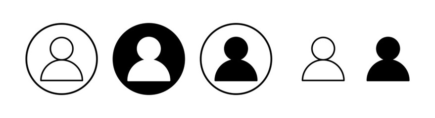 User Icon vector illustration. person sign and symbol. people icon.