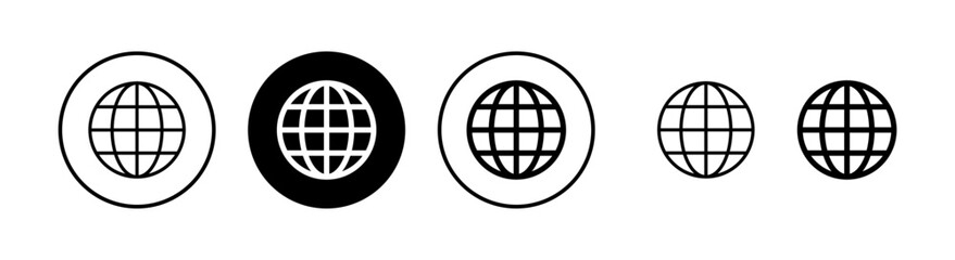 Web icon vector illustration. go to web sign and symbol. web click icon. Global search icon