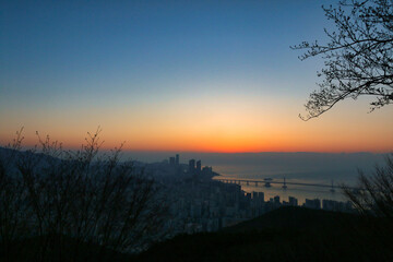 도시일출