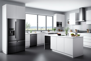 Fototapeta premium Get Creative with These Colorful Kitchen Room Design Ideas