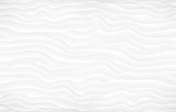 White wavy layers blank textured background. Abstract lines pattern closeup. © avextra