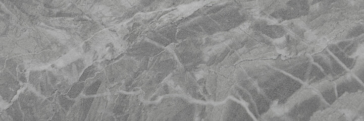 Texture of grey marble surface as background, closeup. Banner design