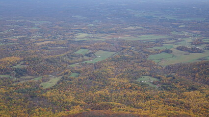 Obraz premium autumn, red autumn mountains, yellow autumn mountains, landscape, Autumn wild field