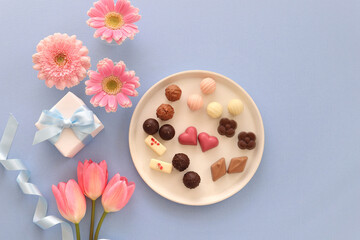 ホワイトデー　チョコレートプレート　