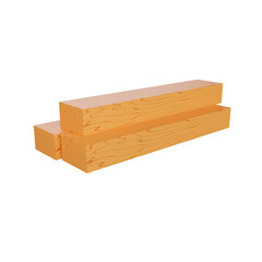 wood  3d illustration