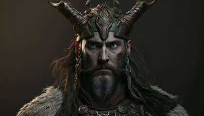 Loki, a cunning trickster - German Mythologies - Generative AI