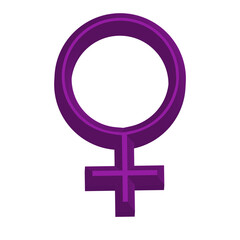 Female logo icon 3D