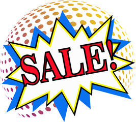 highlight for sale, sale balloon with highlight and background with spherical effect and transparent background