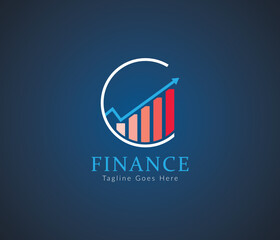 Accounting Business Logo Template, Marketing Logo, Finance Logo Vector Design